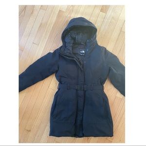 THE NORTH FACE belted down jacket